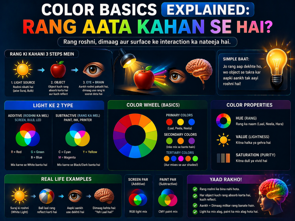 Color Basics Explained: Primary, Secondary Aur Beyond — Full Breakdown